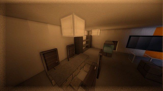 dinner table and that aquarium