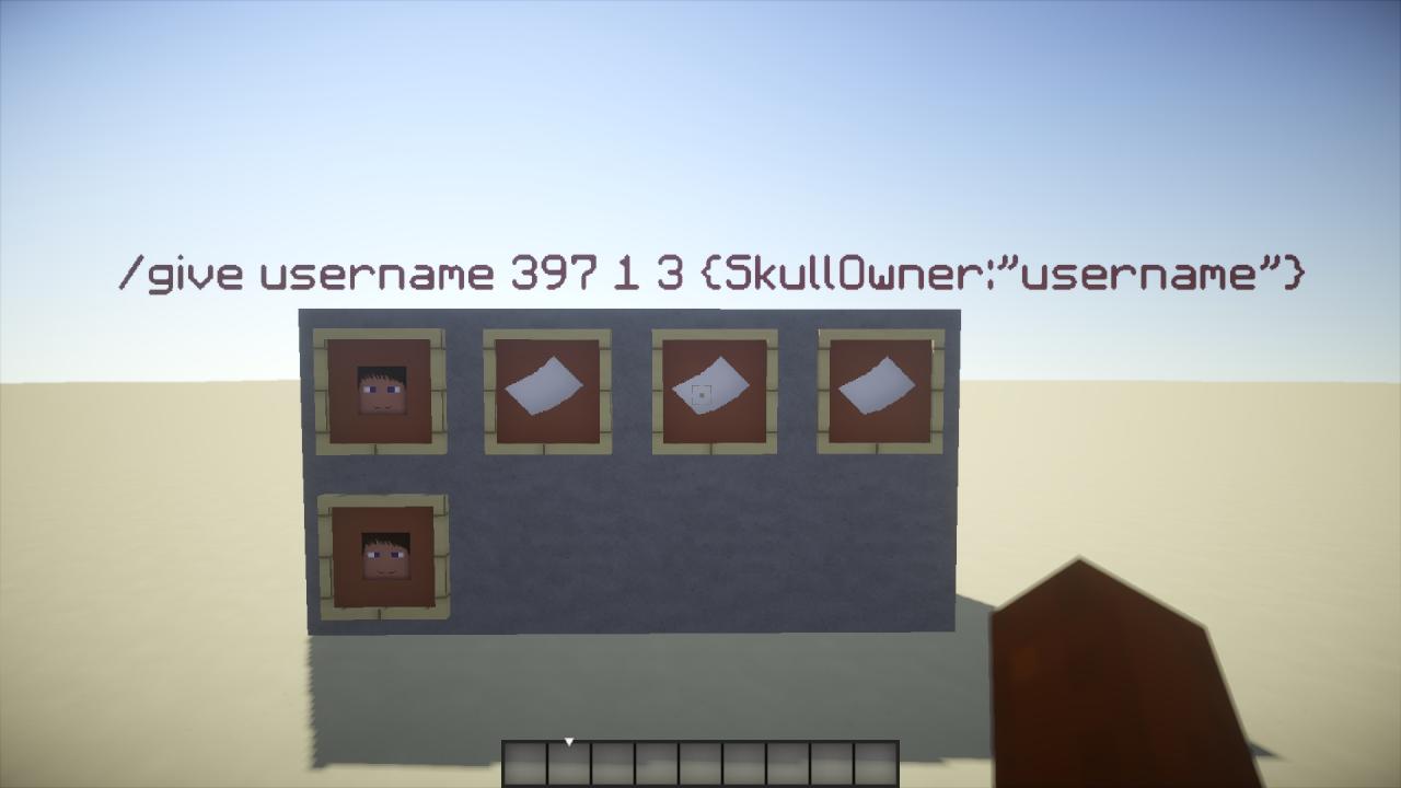 Decoration heads Collection Minecraft Map