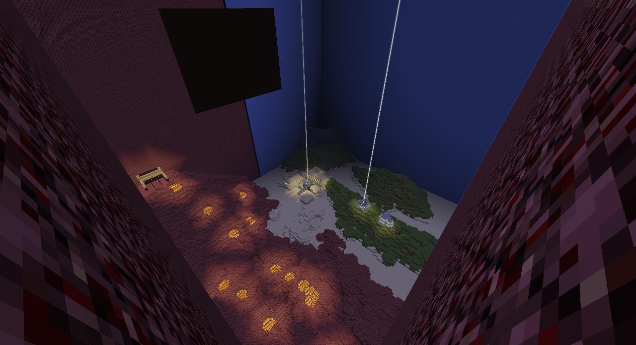 Monsters vs. Humans (Command block PvP) Minecraft Map