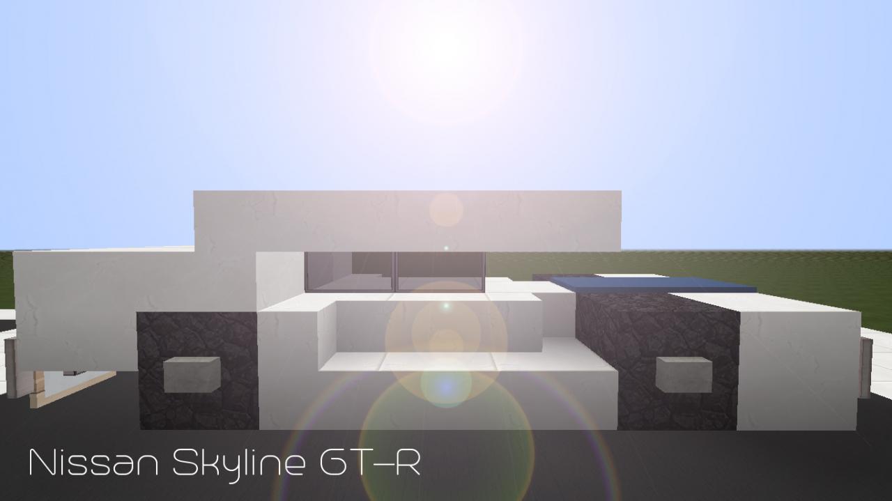 nissan skyline gt r minecraft vehicles minecraft project