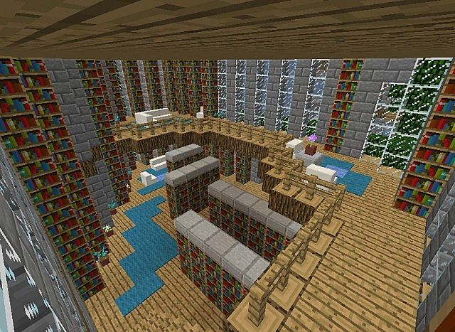 Library Minecraft Map