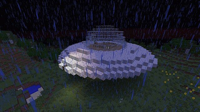 An UFO Minecraft Map