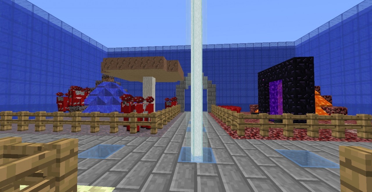 Elemental server spawn Minecraft Map