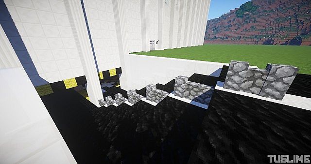 Entrance to underground parking lot