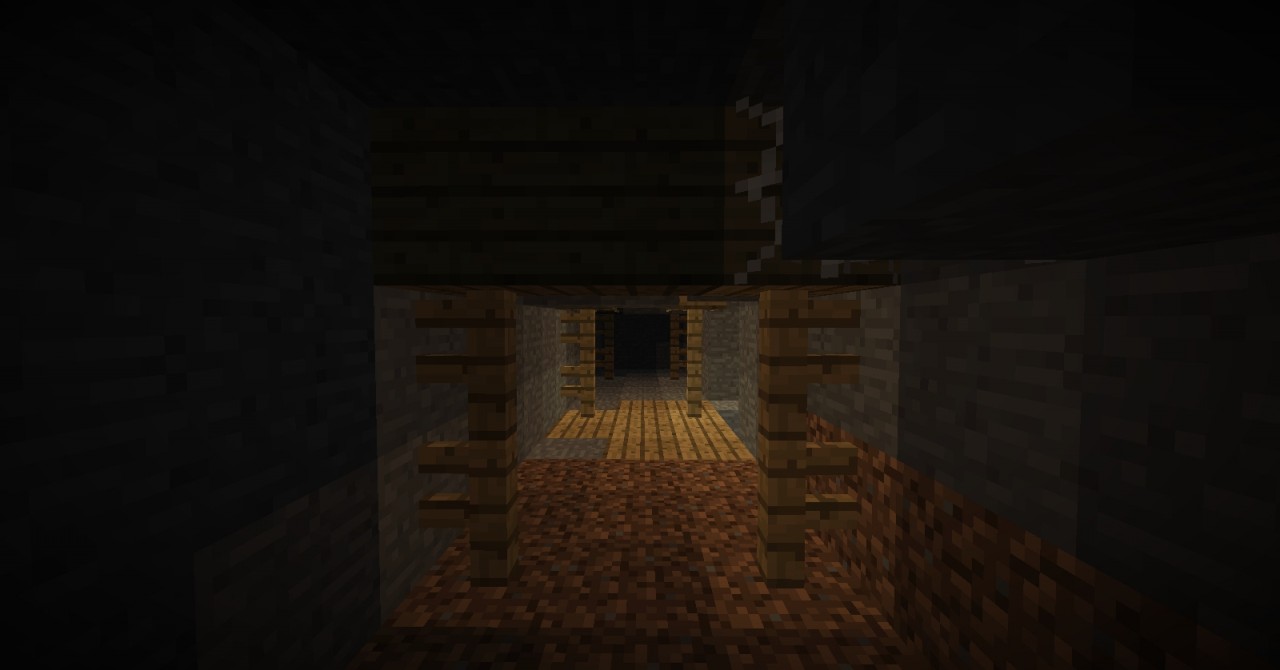Survival Mineshaft Minecraft Map