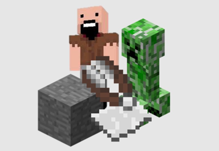 Stone Paper Shears Creeper Notch Minecraft Map