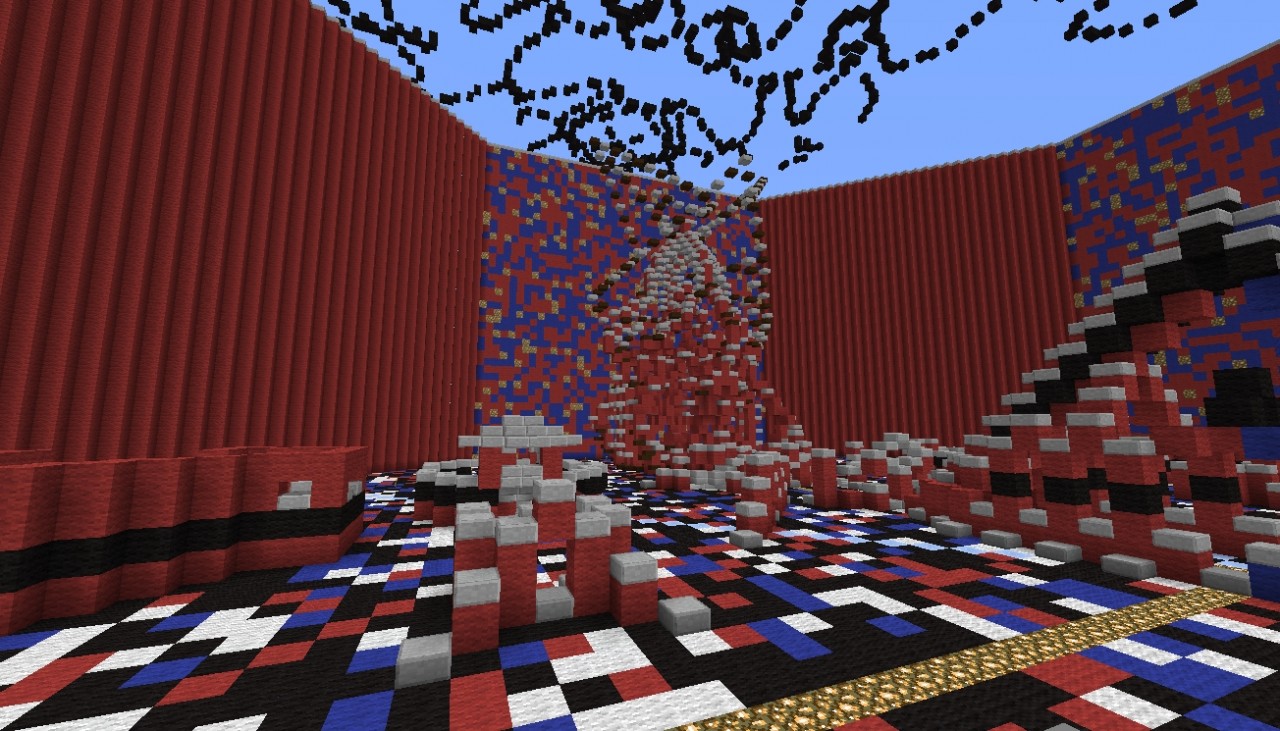 PaintBall Arena With Sky Design! Minecraft Map