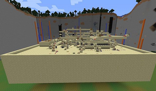 Automated Sugar Cane catcher Minecraft Map
