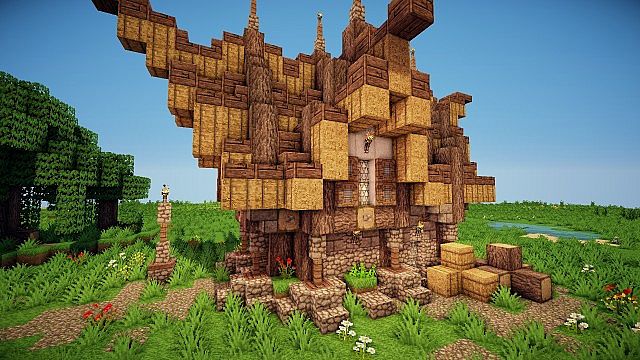 Medieval House Mine Tutorial German Minecraft Map