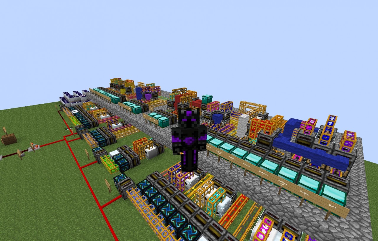 Tekkit classic 3.1.2 HV array factory Minecraft Map