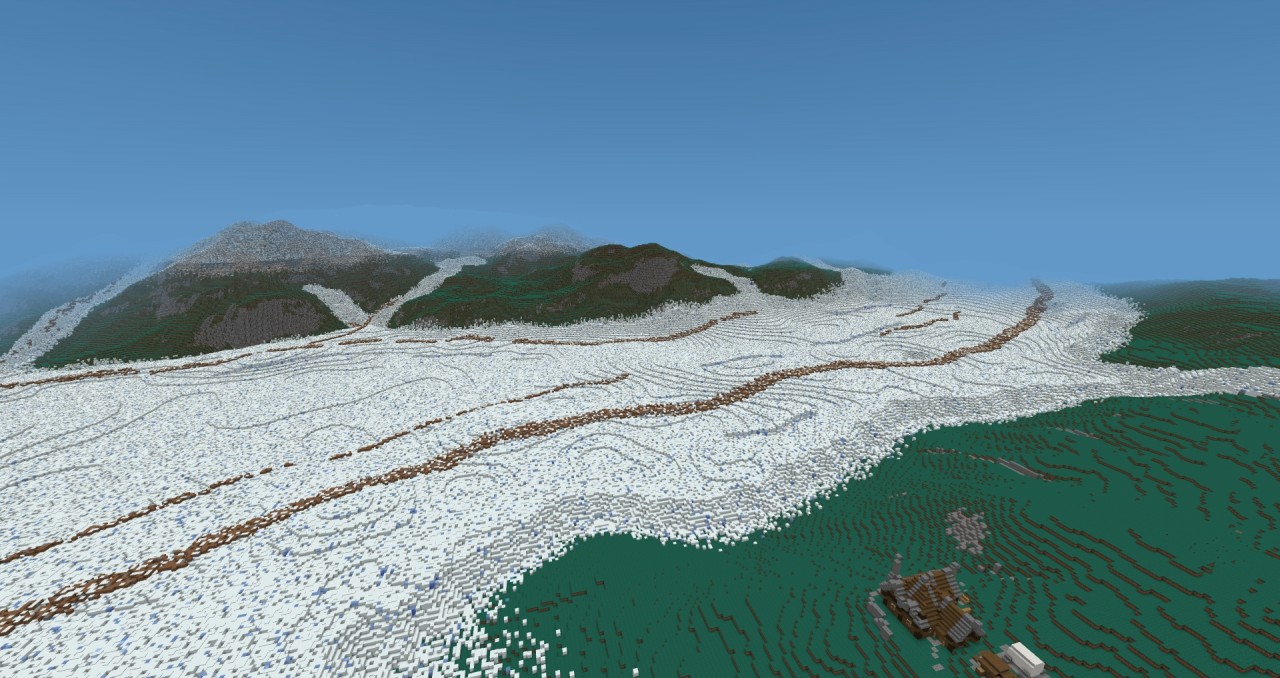 Mount Merriam Glacier Minecraft Map