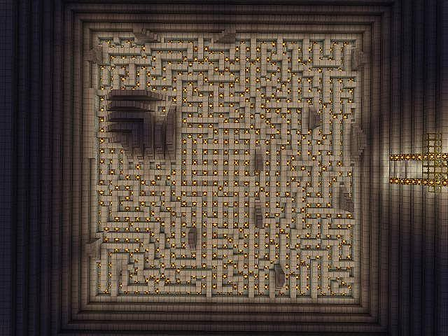 Pyra-maze Minecraft Map