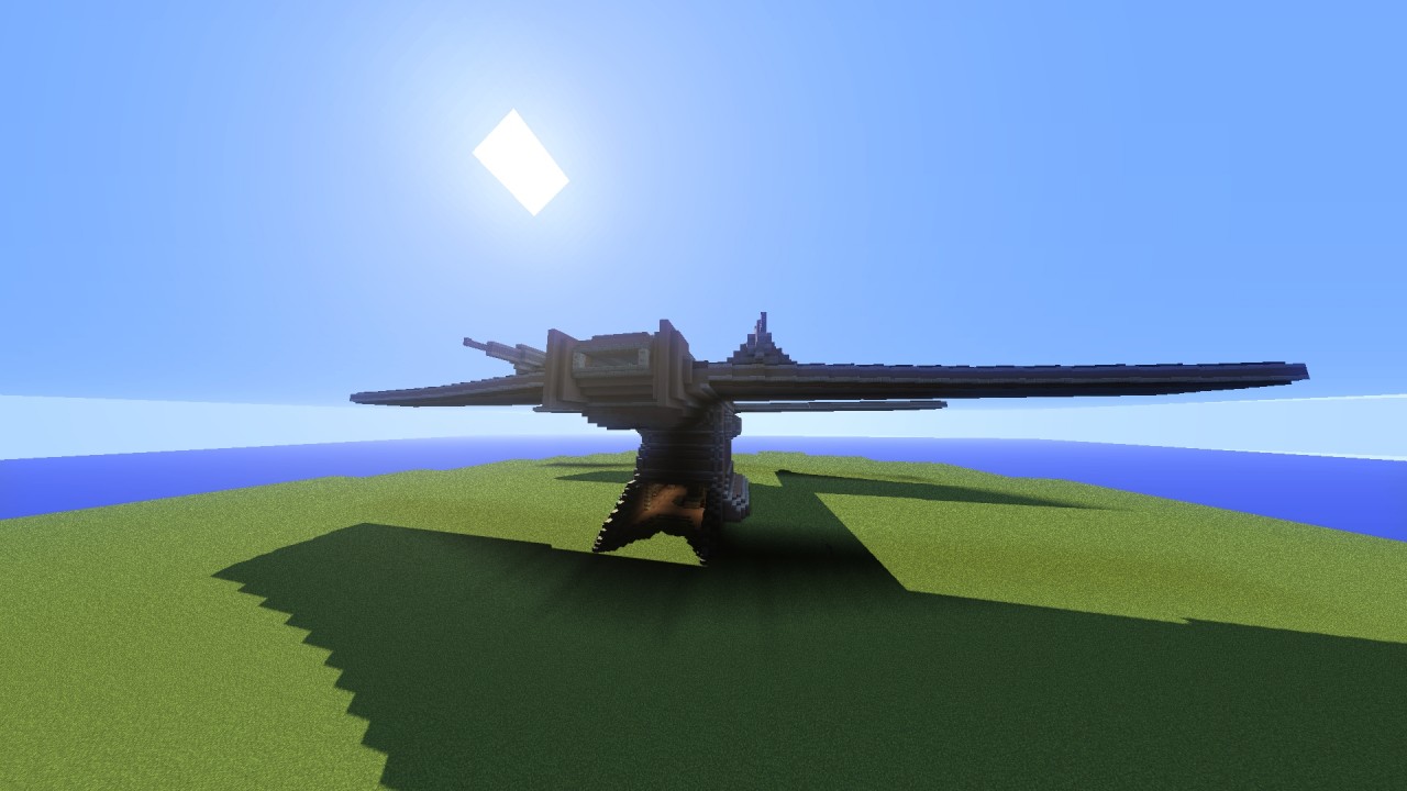 Star Wars Ywing Ship Minecraft Project
