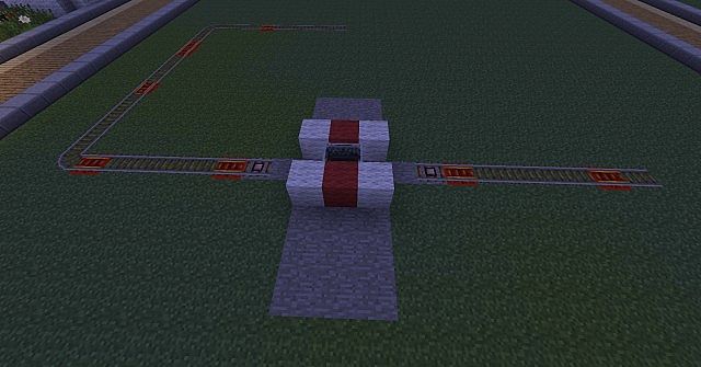 Railroad Crossing design Minecraft Map