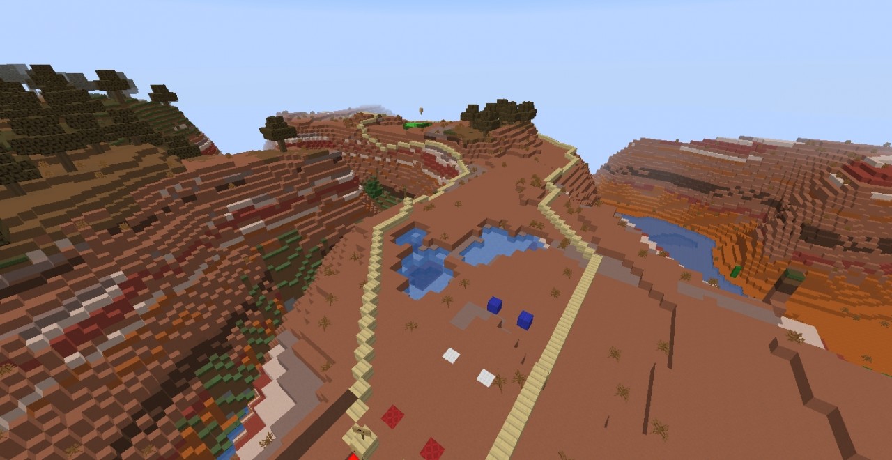 Mesa Nine Golf (Ender) Course Minecraft Map