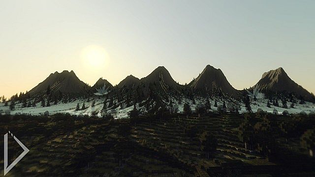 Snow from last winter lying on the foothills of Onkmet Mountains