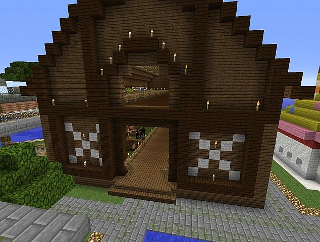 Large Barn Minecraft Map