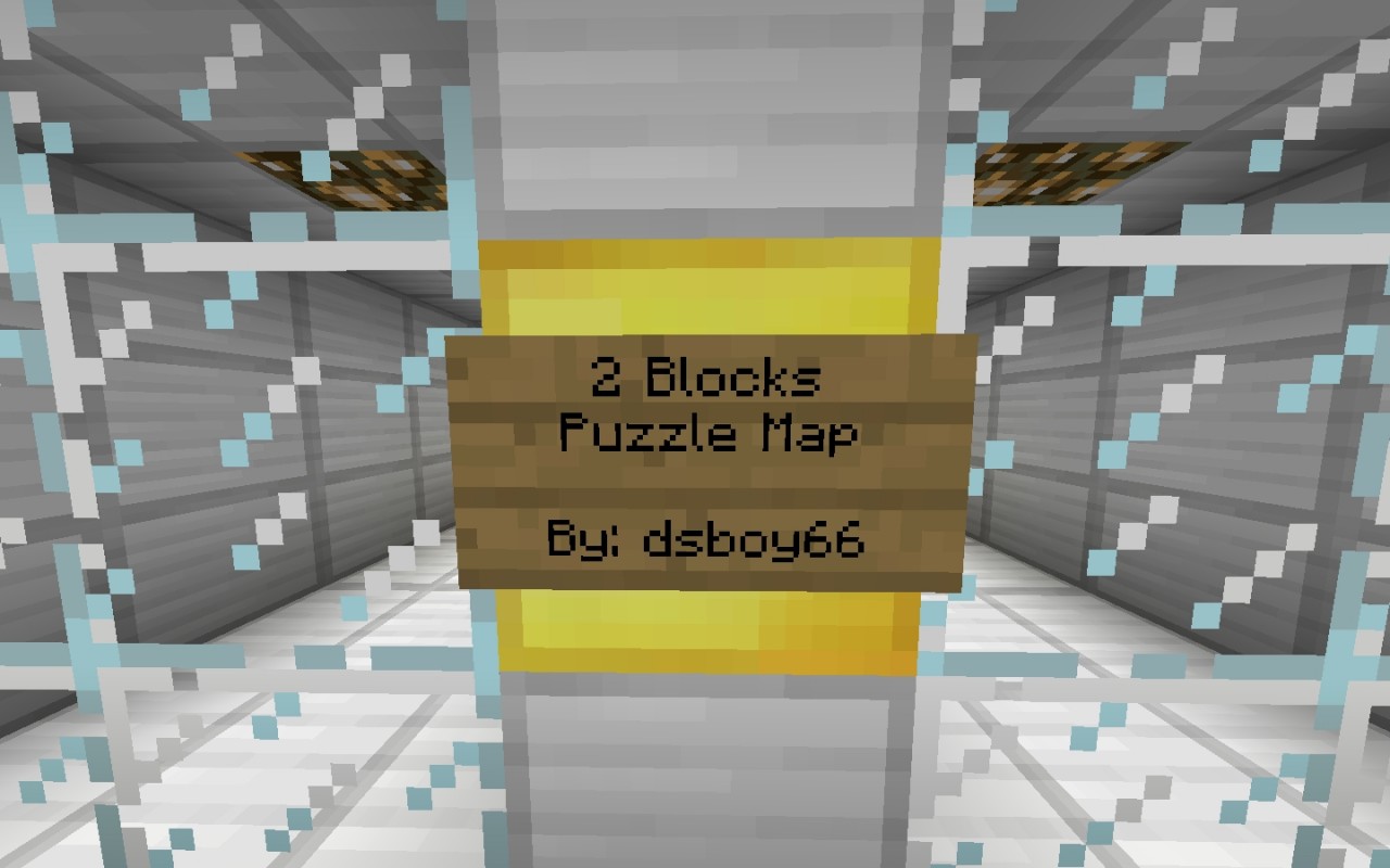 2 Blocks Puzzle Map Minecraft Map