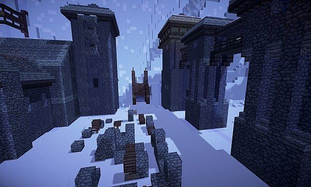 Game Of Thrones - Castle Black and The Wall Minecraft Project