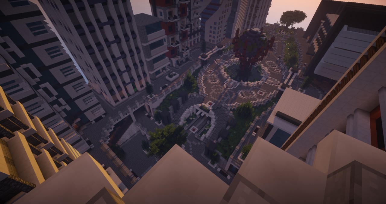 Floating Modern Spawn Minecraft Map