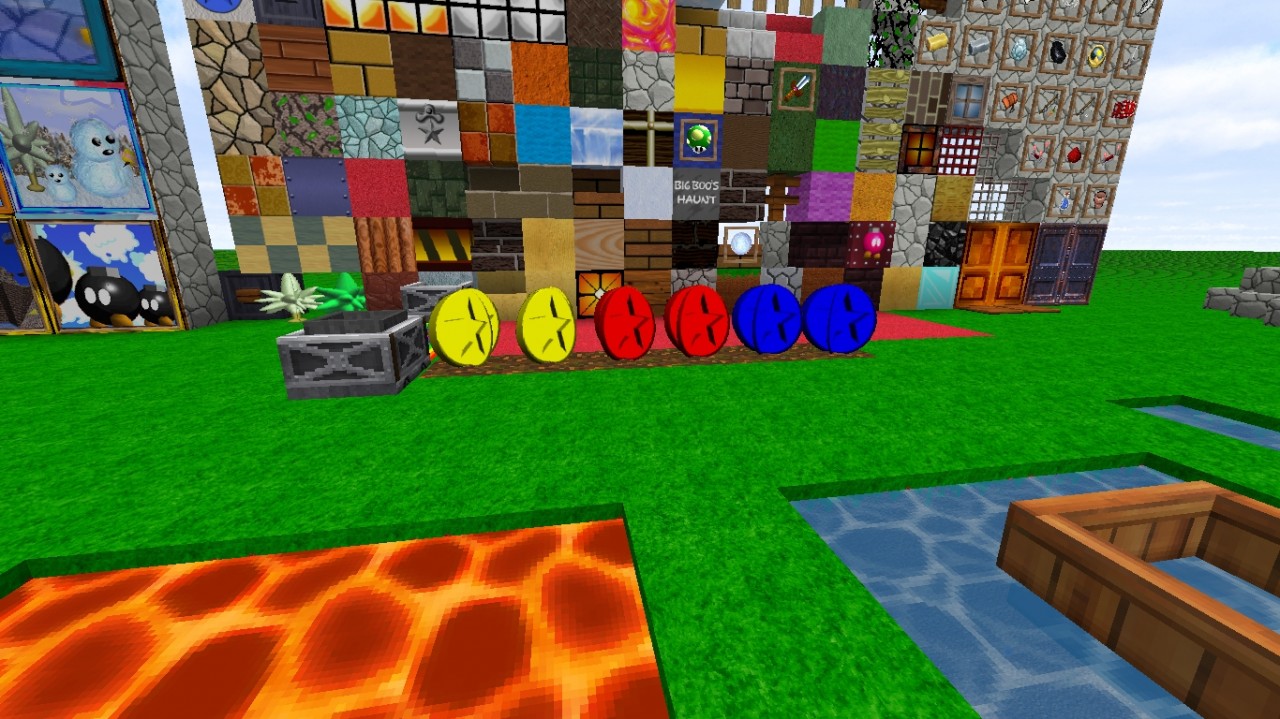 Mario 64 HD 256X256 Minecraft Texture Pack