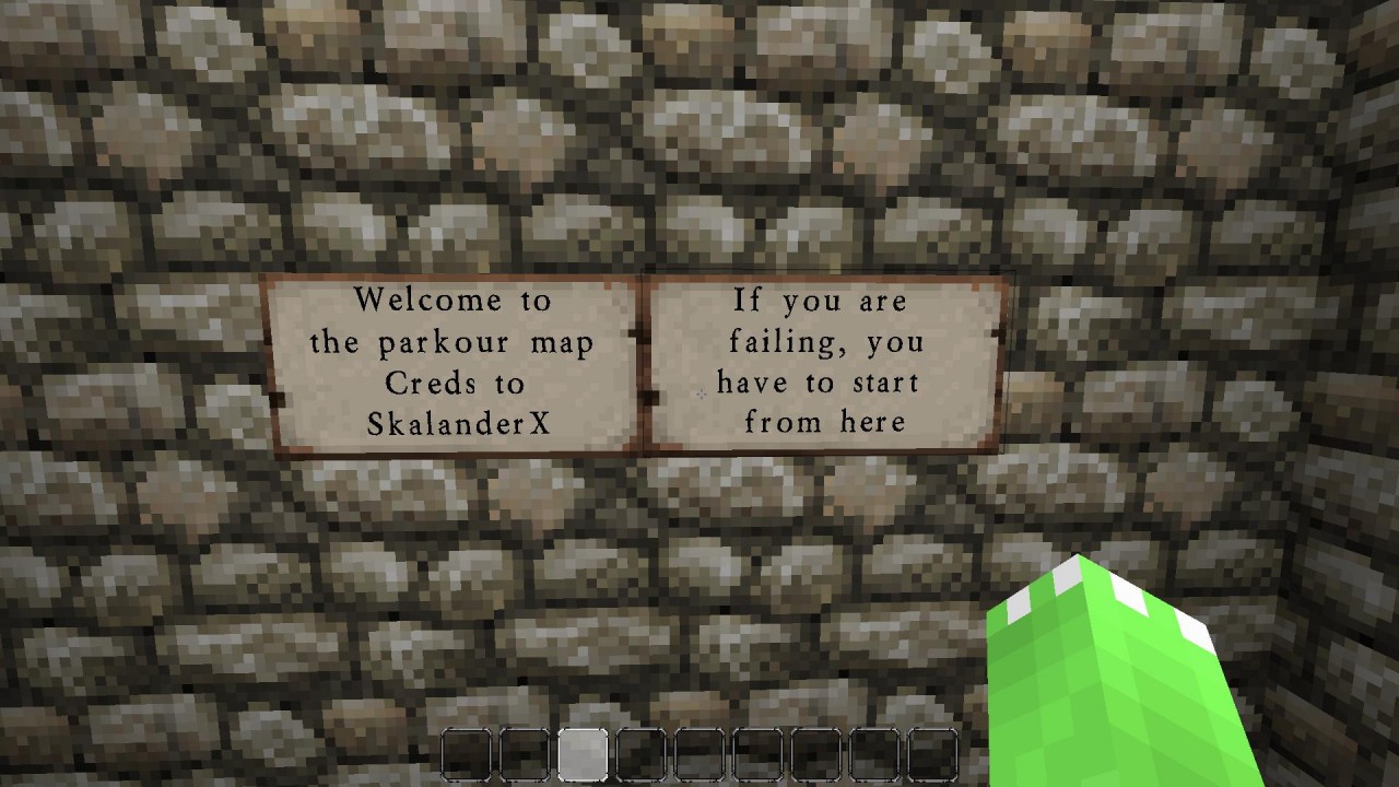 Parkour map, CHALLENGE ACCEPTED Minecraft Map