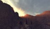 Some of the arches within the barren mountains