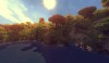 A cove on the jungle volcano island