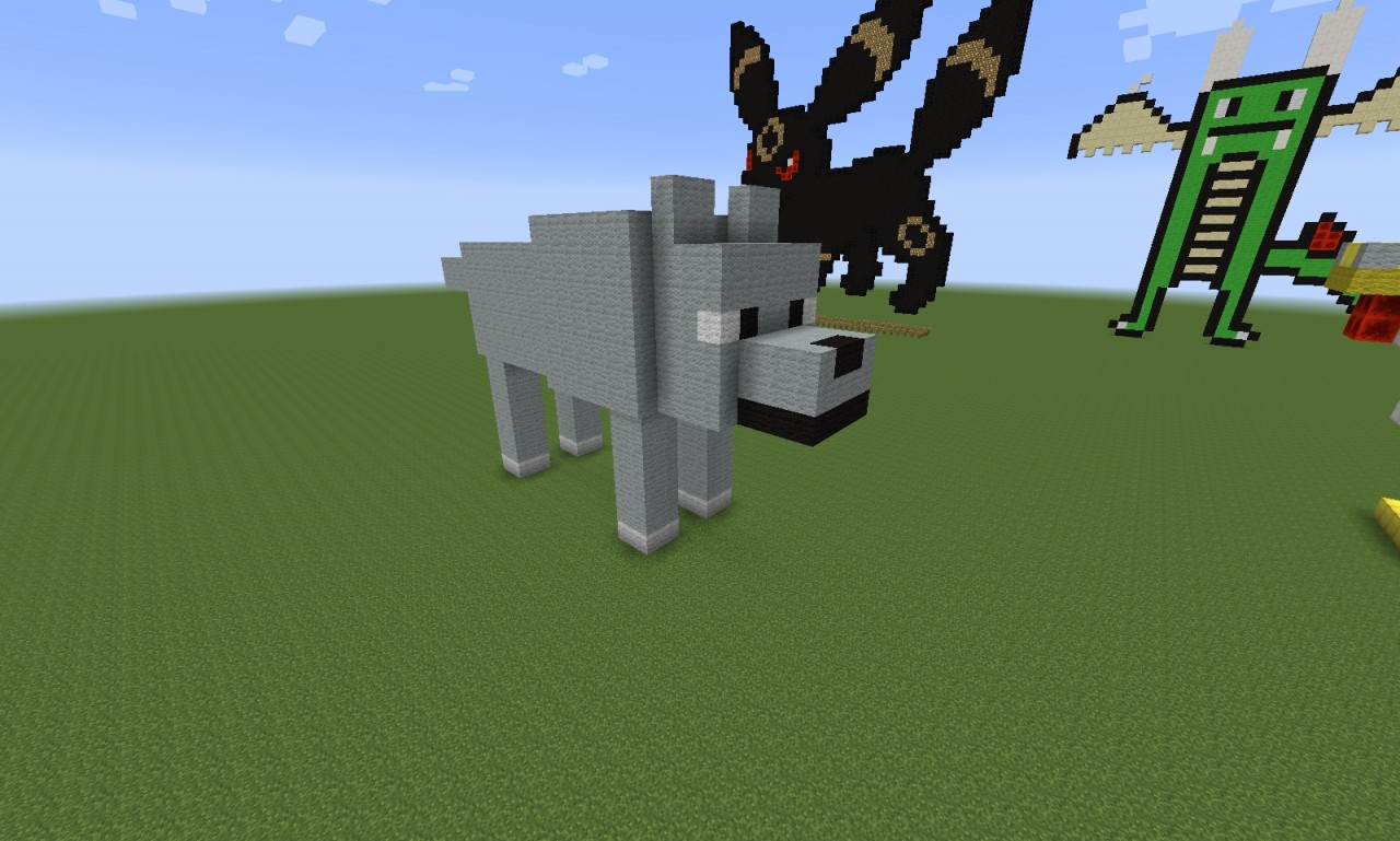 Wolf Statue Minecraft Map