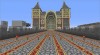 Looking into the train entrance
