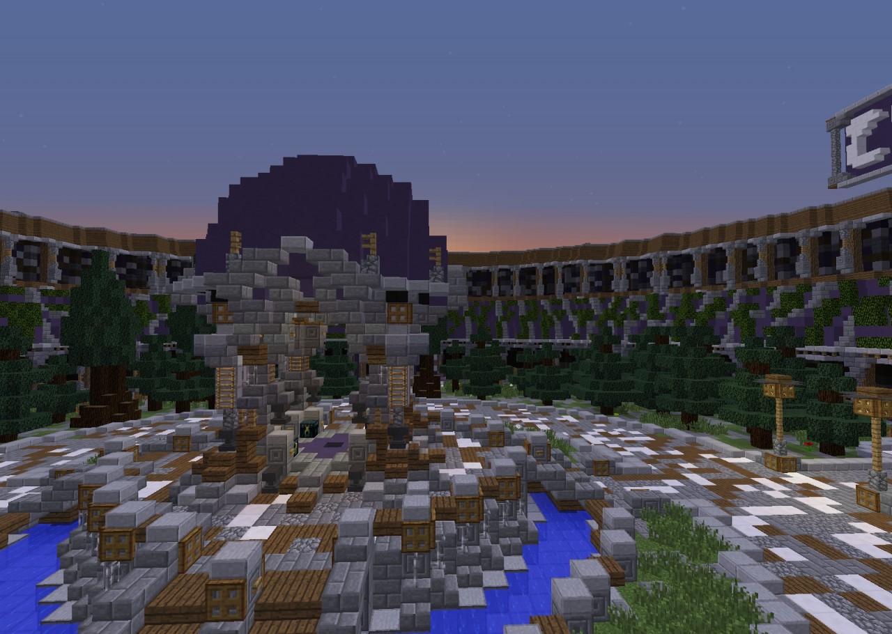 atlantis architecture minecraft project