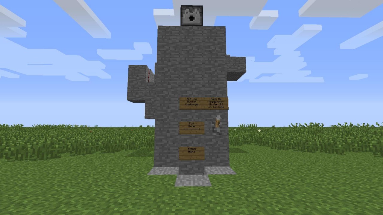 ALS Ice Bucket Challenge Minecraft Map