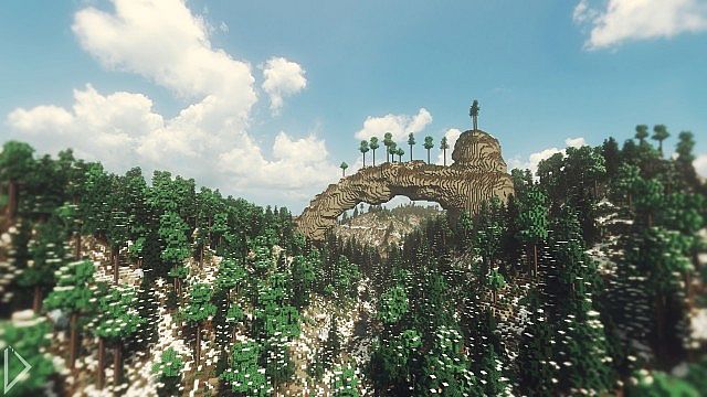 Natural arch in Yongar.