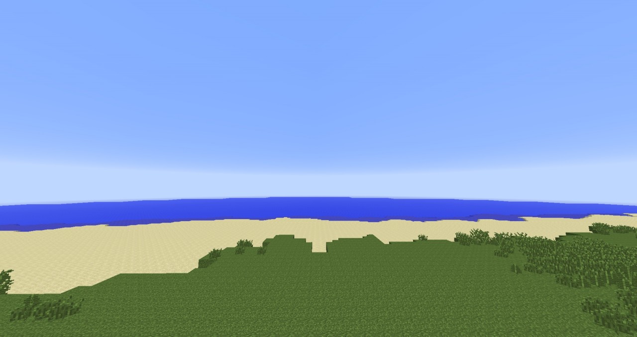 Custom Island to build on Minecraft Map