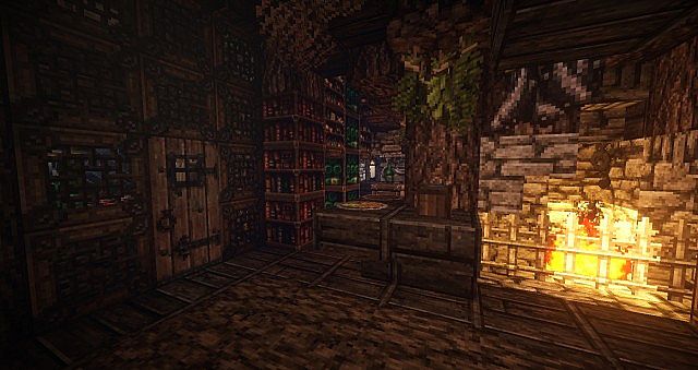 My version of hobbiton. Minecraft Map