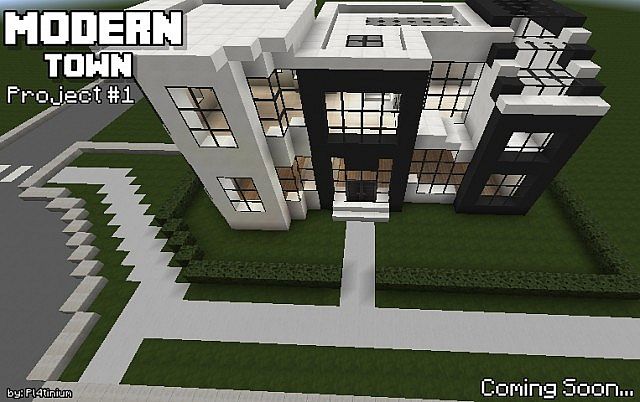 Modern Town Minecraft Map
