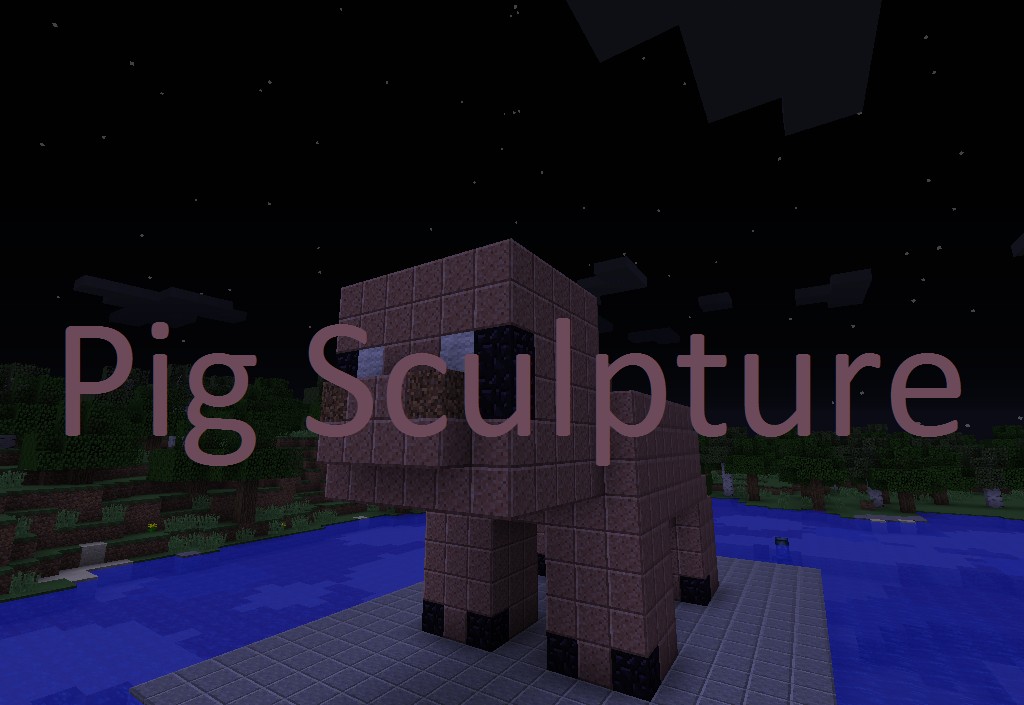 Pig Sculpture Minecraft Map