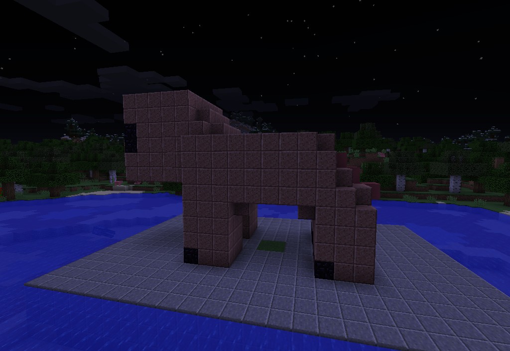 Pig Sculpture Minecraft Map