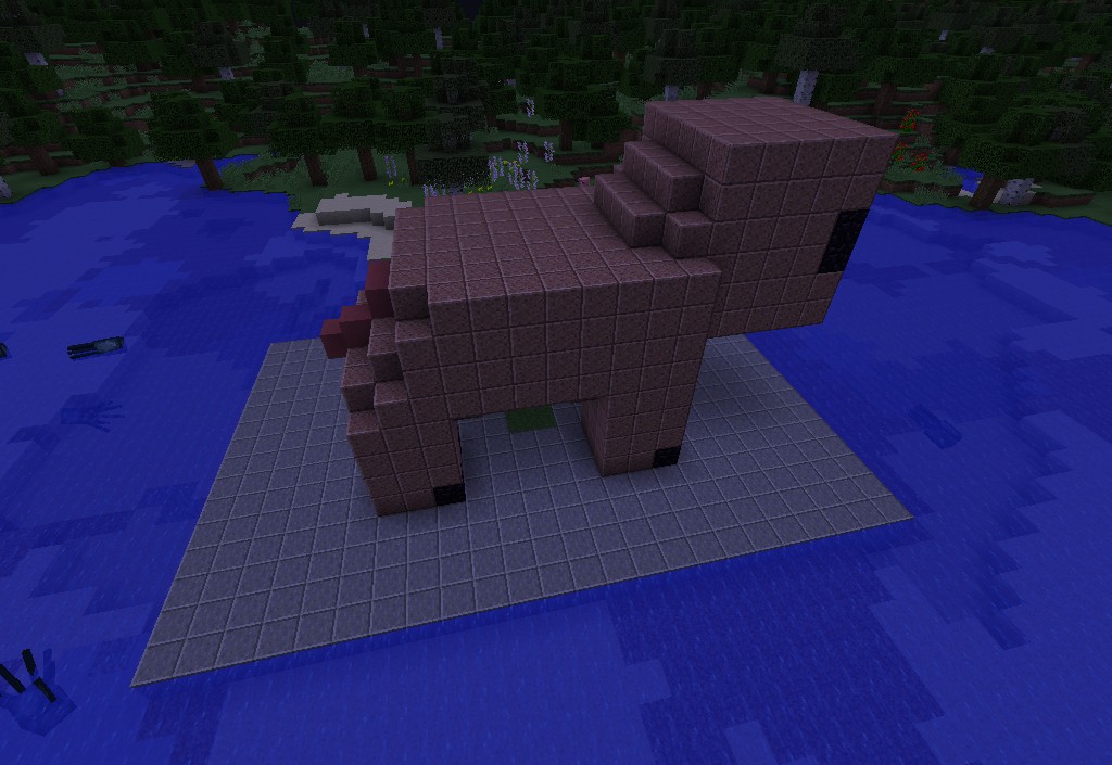 Pig Sculpture Minecraft Map