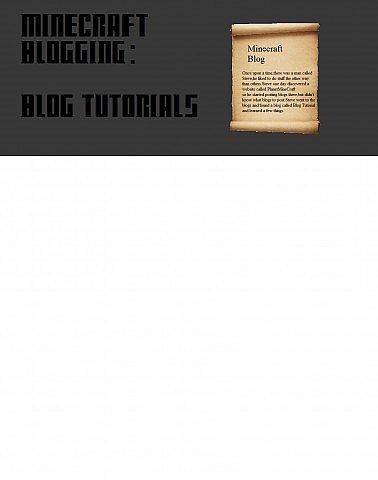 Blog Tutorial