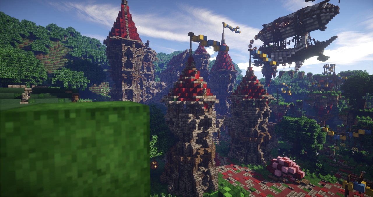 "iDrea.ms" Adventure Hub! Minecraft Map