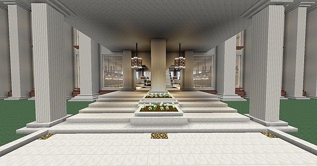 Quartz Library Minecraft Map