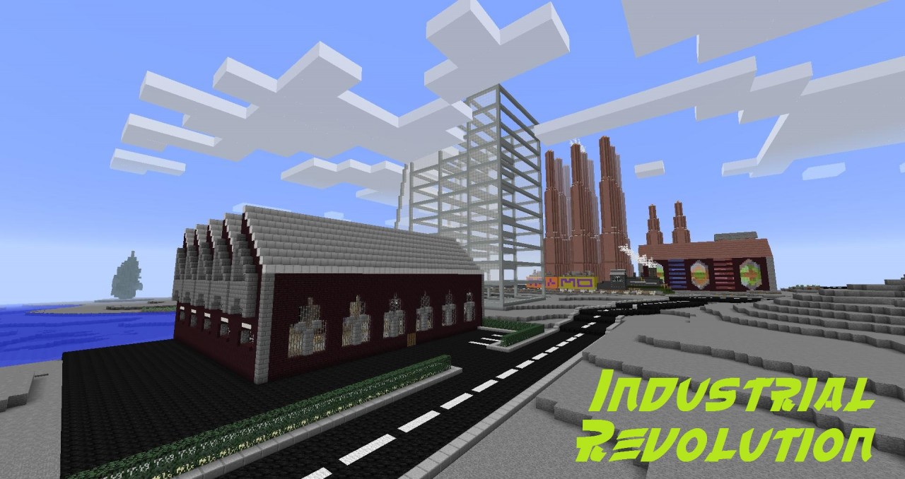 Modern Industri factory by nelex team Minecraft Map