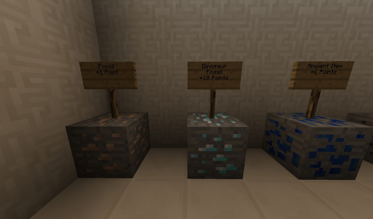 Find the Fossil Minecraft Map