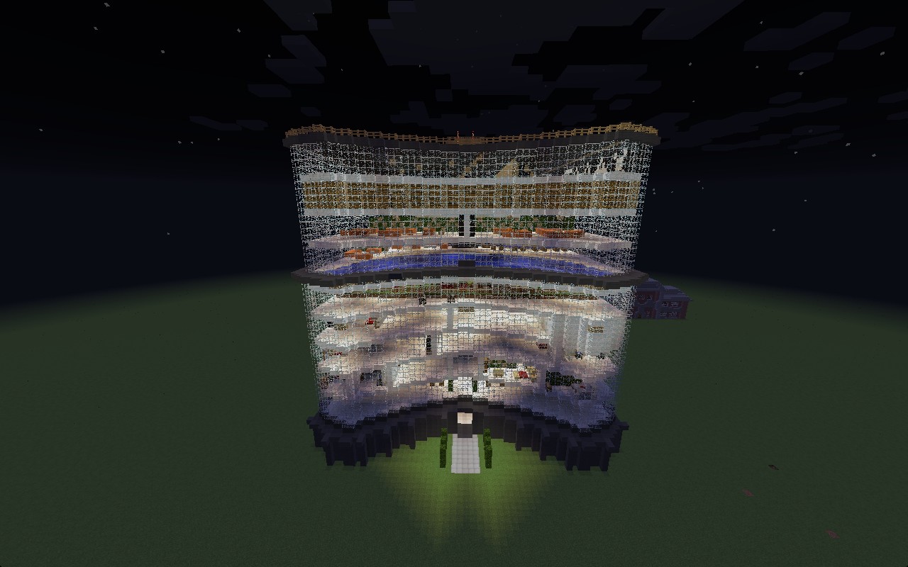 Huge Furnished Hotel Minecraft Map