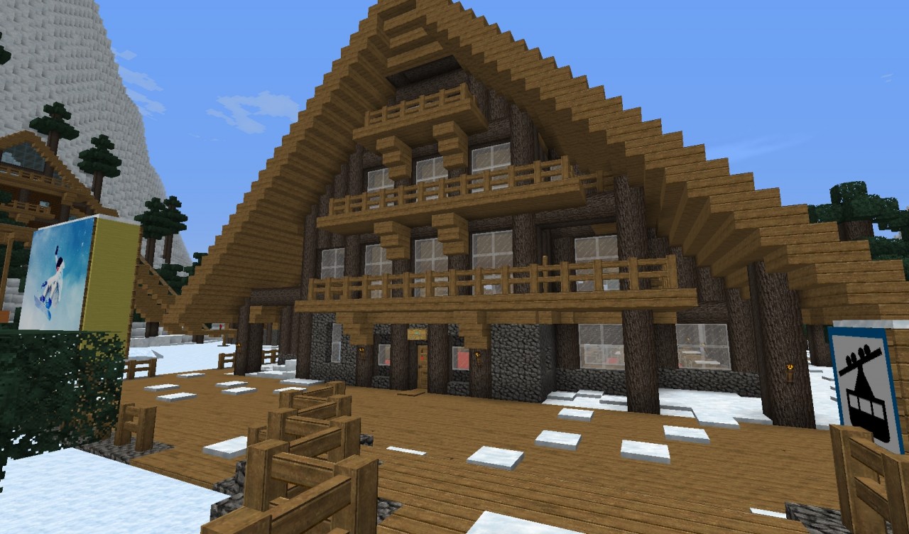 Winter Sports Snowboard version Minecraft Texture Pack