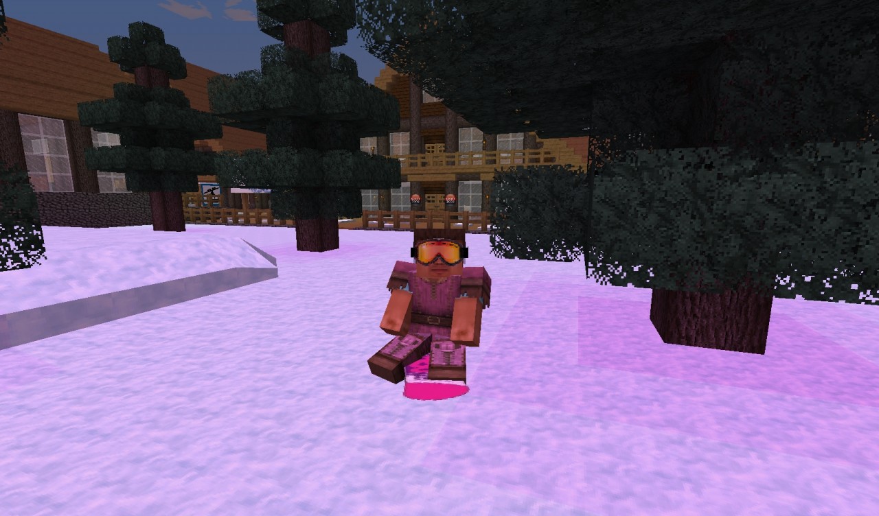 Winter Sports Snowboard version Minecraft Texture Pack