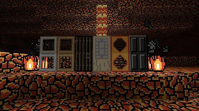 The New Fire, Nether shot and all Doors.