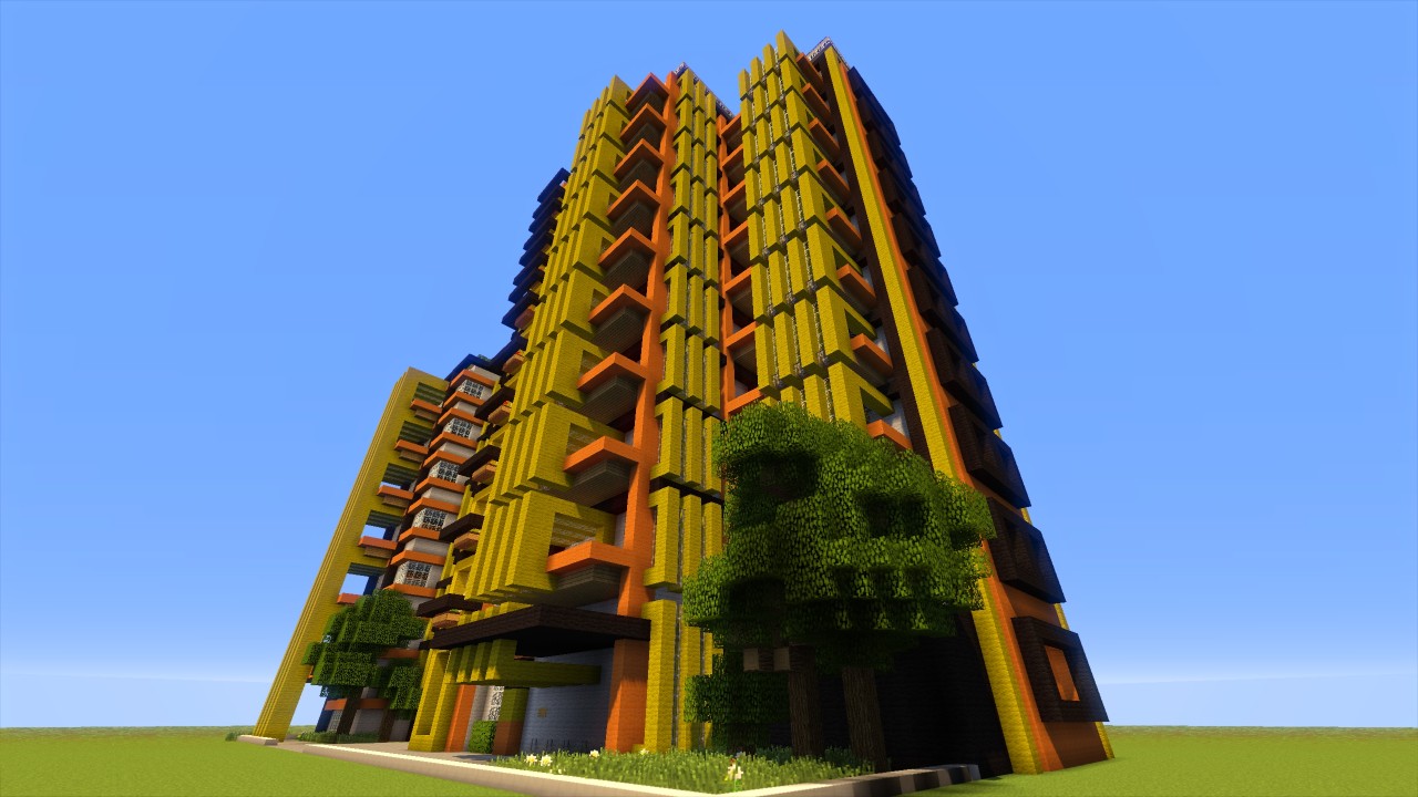 Large modern hotel 2 Minecraft Map