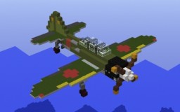 Mitsubishi A6M Minecraft Map & Project